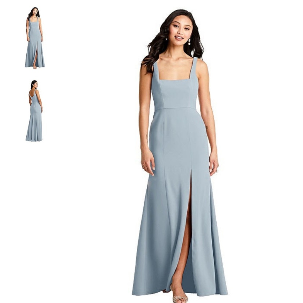 Bella Bridesmaid Dress BB136 color platinum; size 8